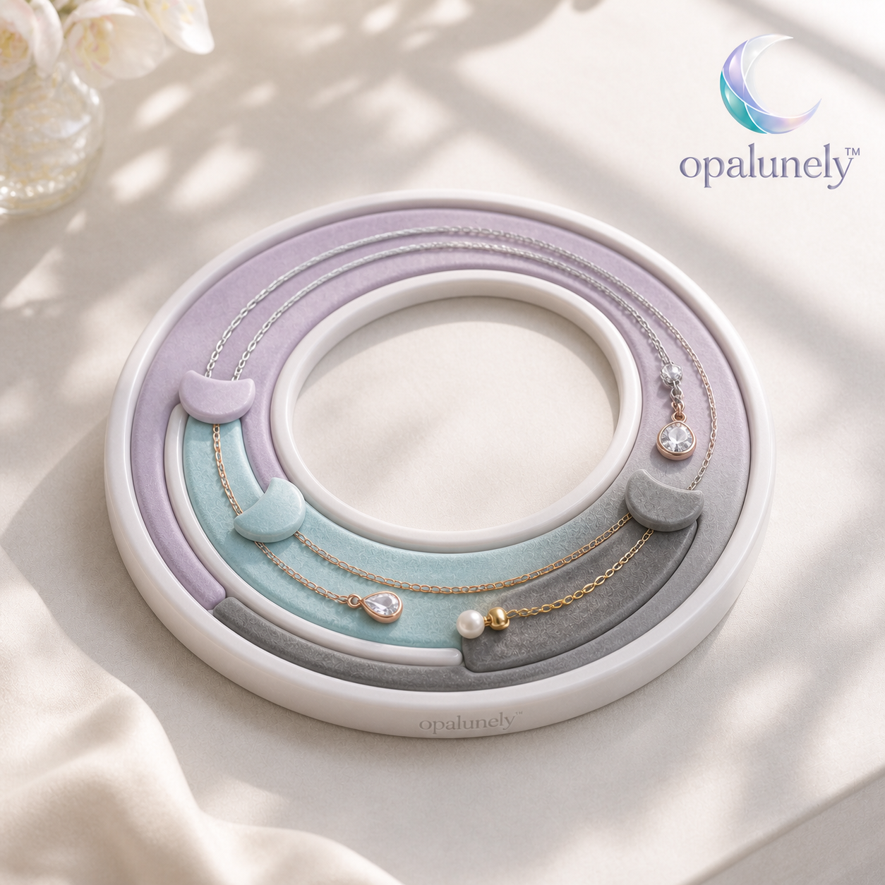 OPALUNELY™ ORBIT NECKLACE ROUTE TRAY