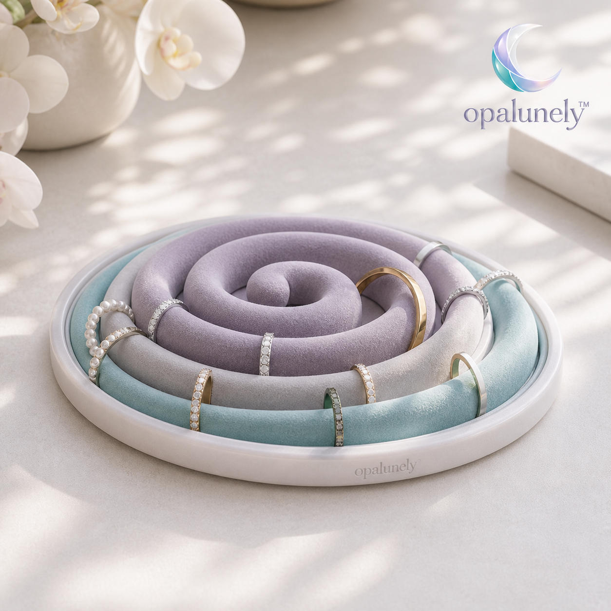 OPALUNELY™ HELIX BANGLE NEST