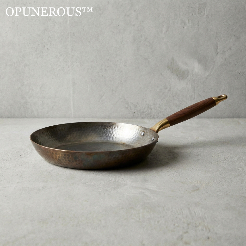 🍳 Opunerous™ THE HERITAGE HAND-HAMMERED SKILLET