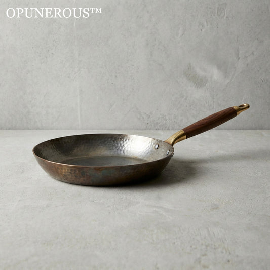 🍳 Opunerous™ THE HERITAGE HAND-HAMMERED SKILLET